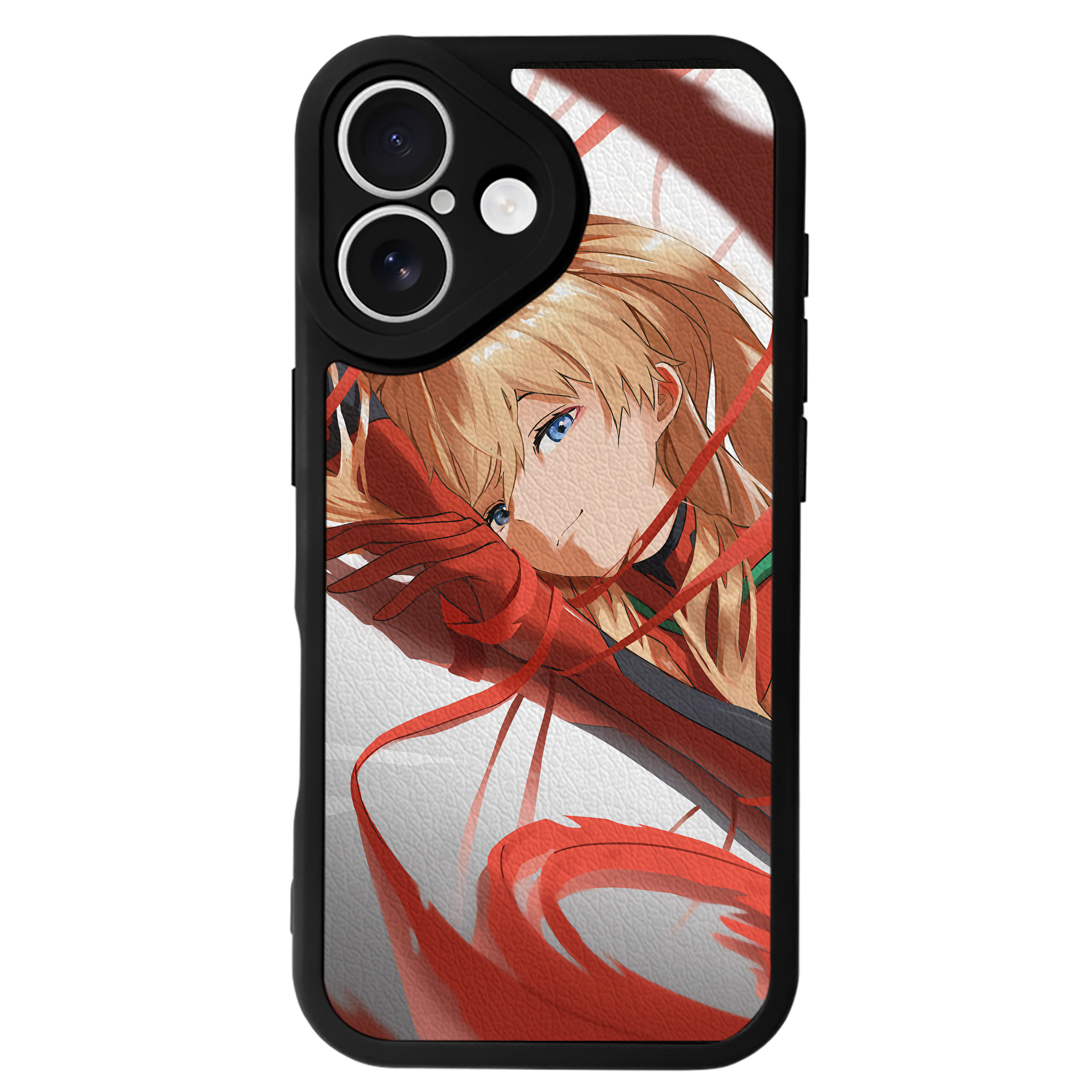 （画像用） EVA 新世紀エヴァンゲリオン 【iPhone 16シリーズ対応】シリコンスマホケース（レザー調） 材質：シリコン